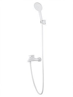 WONZON & WOGHAND Смеситель для ванны с душем ALFA, Белый матовый (WW-AE3204-MW) WW-AE3204-MW