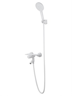 WONZON & WOGHAND Смеситель для ванны с душем CLICK, Белый матовый (WW-FE05L221-MW) WW-FE05L221-MW