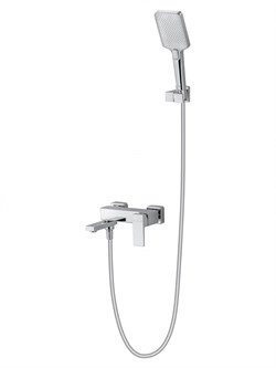 WONZON & WOGHAND Смеситель для ванны с душем CUBE 2.0, Хром (WW-88037068-CR) WW-88037068-CR