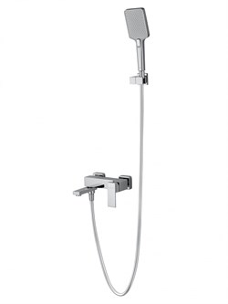 WONZON & WOGHAND Смеситель для ванны с душем CUBE, Хром (WW-88639016-CR) WW-88639016-CR