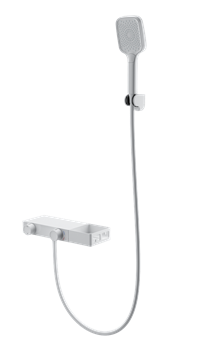 WONZON & WOGHAND Смеситель для ванны с душем Shelf, Белый матовый (WW-B2551-MW) WW-B2551-MW