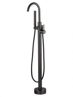 WONZON & WOGHAND Смеситель для ванны напольного монтажа STICK, Темный графит (WW-88649017-BGM) WW-88649017-BGM
