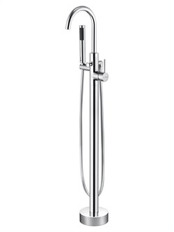 WONZON & WOGHAND Смеситель для ванны напольного монтажа STICK, Хром (WW-88649017-CR) WW-88649017-CR
