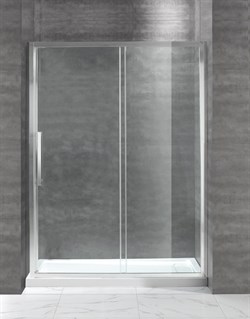 CEZARES LUX-SOFT-BF-1 Душевые двери раздвижные, стекло 8 мм, устанавливается на левую или правую стороны - фото 42236