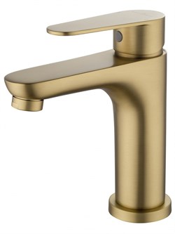 WONZON & WOGHAND Смеситель для раковины ALFA, Брашированное золото (WW-A40202-BG) WW-A40202-BG
