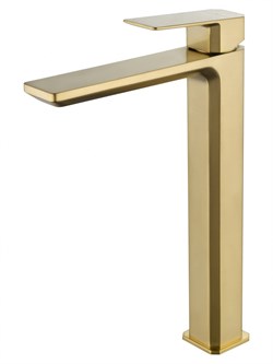 WONZON & WOGHAND Смеситель для раковины высокий DIAMOND, Брашированное золото (WW-88239011-BG) WW-88239011-BG