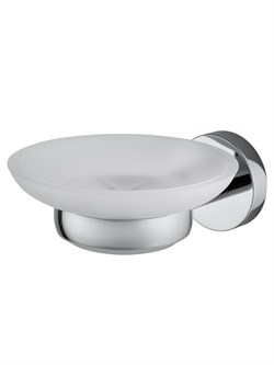 WONZON & WOGHAND Мыльница с держателем EASY, Хром (WW-8122) WW-8122