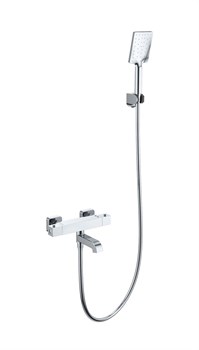 WONZON & WOGHAND Смеситель для ванны с душем и термостатом STAY 3, Хром (WW-B2026-A1-CR) WW-B2026-A1-CR