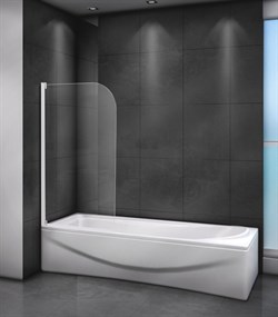 CEZARES RELAX-V-1 Душевые шторки для ванн складные, стекло 4 мм, устанавливается на левую или правую стороны - фото 42585