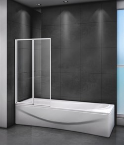 CEZARES RELAX-V-2 Душевые шторки для ванн складные, стекло 4 мм, устанавливается на левую или правую стороны - фото 42597