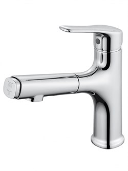 WONZON & WOGHAND Смеситель для раковины с выдвижным изливом , Хром (WW-AE4151-CR) WW-AE4151-CR