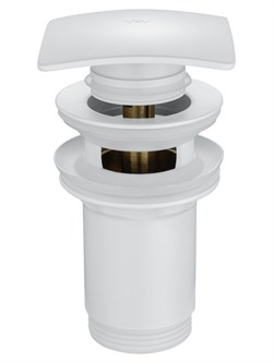WONZON & WOGHAND Донный клапан для раковины 1 1/4 , Белый матовый (WW-88SS08-MW) WW-88SS08-MW