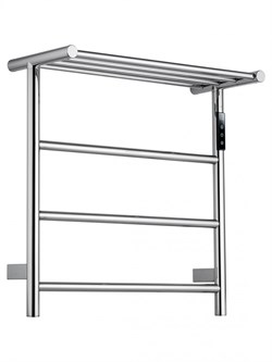 WONZON & WOGHAND Полотенцесушитель электрический с полкой BONN, Хром (WW-AL402-CR) WW-AL402-CR