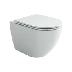 CERAMICA NOVA Унитаз подвесной Амато (Amato), смыв торнадо, 54x36x37, крышка - сиденье из дюропласта с микролифтом и функцией быстрого снятия, скрытые крепления, цвет белый, арт CN4013T CN4013T