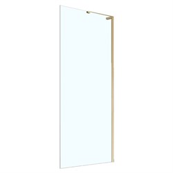 AZARIO Душевая перегородка Кронос 120х200 AZ-6310-120-BGL-CL цвет брашированное золото AZ-6310-120-BGL-CL