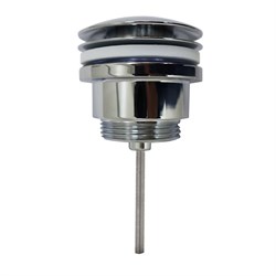 AZARIO Донный клапан для раковины, CLIC-CLAC, 1 1/4, латунь, хром (AZ-105-CHR-Н) AZ-105-CHR-Н