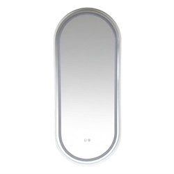 AZARIO Зеркало с подсветкой в ванную Блейк 1200х500х50 АZ-LED011725 цвет белый матовый АZ-LED011725