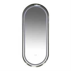 AZARIO Зеркало с подсветкой в ванную Блейк 1200х500х50 АZ-LED011825 цвет хром глянцевый АZ-LED011825