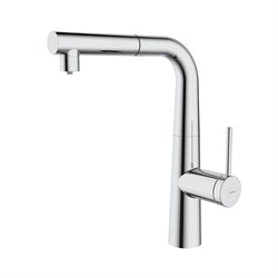 IDDIS PURSBPFi05N, Смеситель для кухни с фильтром и выдвижным изливом, хром, Пьюр (Pure), ID PURSBPFi05N