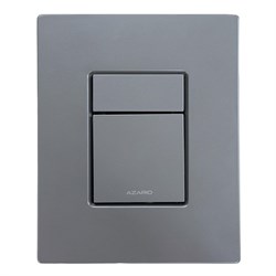 AZARIO Кнопка смыва для пневматической инсталляции 156х197х12 AZ-ABS-901-GG темно-серая матовая AZ-ABS-901-GG