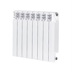 AZARIO Радиатор биметаллический BM500/100 8 секций, белый (BM500/100/8) BM500/100/8