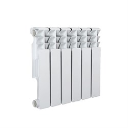 AZARIO Радиатор биметаллический BM350/80 6 секций, белый (BM350/80/6) BM350/80/6