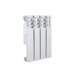 AZARIO Радиатор биметаллический BM350/80 4 секции, белый (BM350/80/4) BM350/80/4