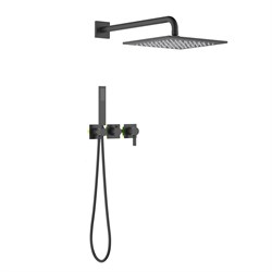 TIMO Душевая система встроенная Caisa черный (SX-9069/03SM) SX-9069/03SM