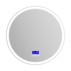 BELBAGNO Зеркало с встроенным светильником, сенсорным выключателем, bluetooth, цифровым термометром, радио SPC-RNG-700-LED-TCH-RAD, 12W, 220-240V, 700x30 SPC-RNG-700-LED-TCH-RAD