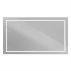 BELBAGNO Зеркало в алюминиевой раме со встроенным светильником и сенсорным выключателем по периметру рамы, SPC-KRAFT-1400-800-SENS-AL, 1400x800x32 мм SPC-KRAFT-1400-800-SENS-AL