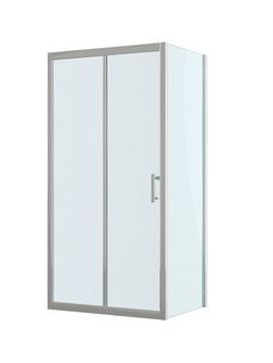 BELBAGNO Uno-195 Душевой уголок прямоугольный размер 100x70 см, двери раздвижные, профиль - хром / стекло - прозрачное UNO-195-AH-1-100/70-C-Cr