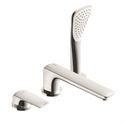 KLUDI Ameo однорычажный смеситель для ванны и душа на 3 отверстия с изливом 41447-KLUDI