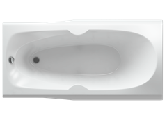 AQUATEK Европа Акриловая ванна на каркасе, слив-перелив в комплекте, без панели.