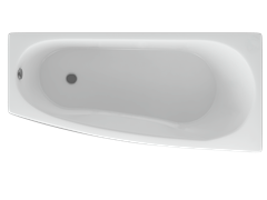 AQUATEK Пандора  Акриловая ванна на каркасе, слив-перелив в комплекте, с панелью. Правая ориентация