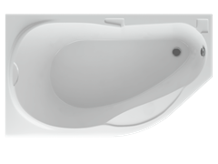 AQUATEK Таурус Акриловая ванна на каркасе, слив-перелив в комплекте, с панелью. Левая ориентация