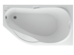 AQUATEK Таурус Акриловая ванна на каркасе, слив-перелив в комплекте, с панелью. Правая ориентация