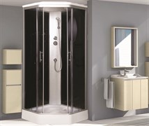 NIAGARA Premium Душевая кабина NG-2506-01 (900х900х2200) низкий поддон (16 см) стекло ТОНИРОВАННОЕ NG-2506-01