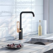 IDDIS Slide Смеситель для кухонной мойки, латунь, покрытие черный SLIBG00i05