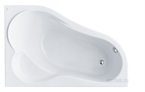 SANTEK Ibiza R 150х100 Ванна акриловая асимметричная, правая