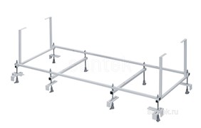 SANTEK Каркас, слив-перелив, крепеж к стене и панели - комплект для ванны  Монако XL 170х75 1WH112423