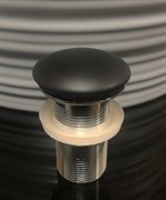 GID Черный матовый керамический донный клапан BLm100, ширина 7,5 см