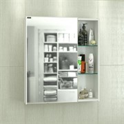 SANTA Универсальный зеркальный шкаф "Дублин 65" возможно установить на левую или правую стороны