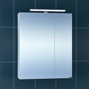 SANTA Зеркальный шкаф СаНта Стандарт 60 113005, цвет белый, с подсветкой