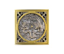 Bronze de Luxe Решетка «Дракон» для трапа  viega