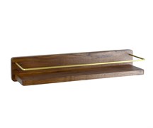 Bronze de Luxe Forest  Деревянная полка с ограничителем матовое золото Bronze de Luxe 10711G