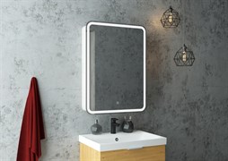 CONTINENT Зеркало-шкаф ELLIOTT 600х800 белый правый со светодиодной подсветкой