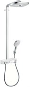 HANSGROHE Душевая стойка Hansgrohe Raindance Select Push 300 3jet Showerpipe белый/хром 27127400