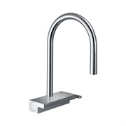 HANSGROHE Кухонный смеситель Hansgrohe Aquno Select M81, однорычажный, 170, с вытяжным душем, 3jet, sBox 73831000, хром