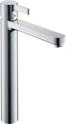 HANSGROHE Смеситель для раковины Hansgrohe Metris S Highriser, однорычажный, без сливного набора 31023000, хром