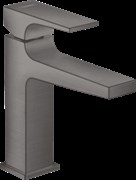 HANSGROHE Смеситель для раковины с донным клапаном Push-Open Hansgrohe Metropol 32507340 черный хром 32507340